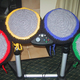 Illustration for article titled Rock Band Drum Kit Crochet Covers Prevent Eviction